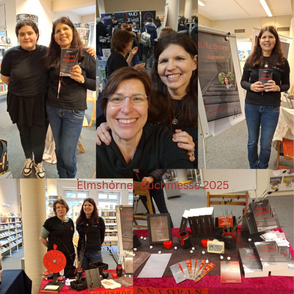 Collage von der Elmshorner Buchmesse